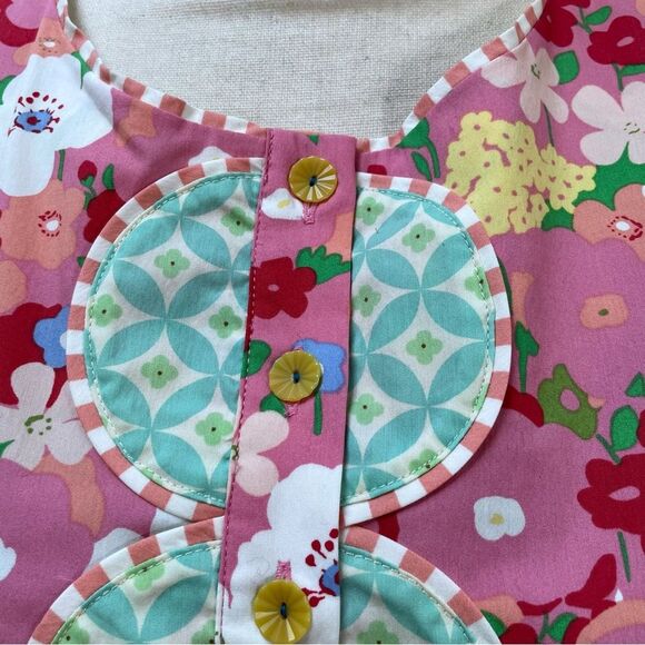NWT Matilda Jane Women’s Floral Sleeveless Dress Size S Pink Multicolor Cotton - Picture 7 of 11